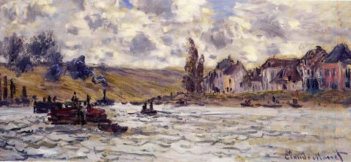 Claude Monet The Village of Lavacourt